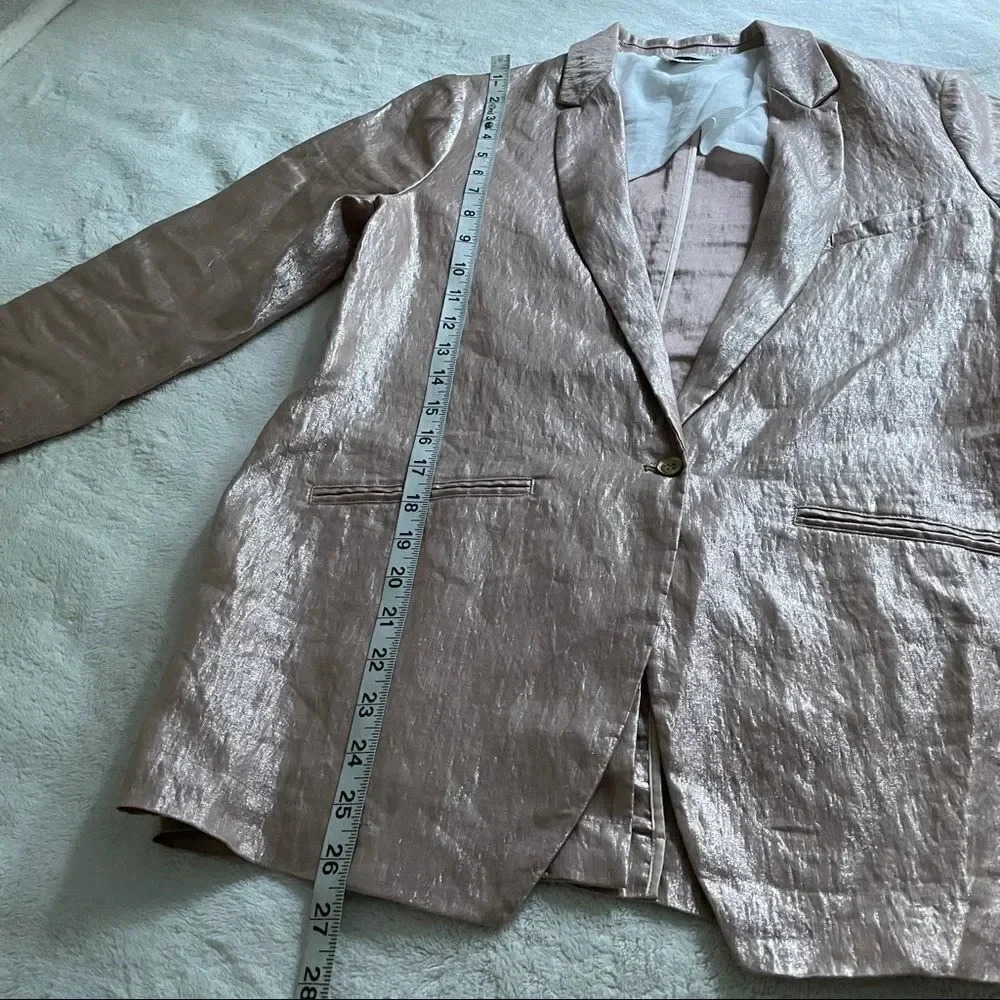 Forte Forte "Iridescent" jacket in satiny linen. - Picture 7 of 15